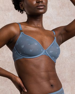 Nudea + The Demi Bra in Logo Mesh