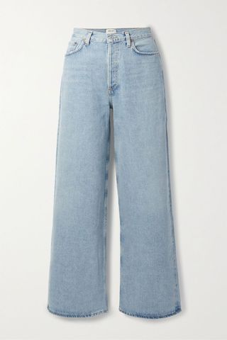 Agolde + Baggy Low-Rise Organic Jeans
