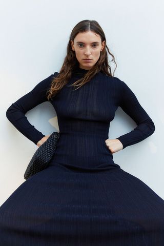 H&M + Turtleneck Knitted Dress