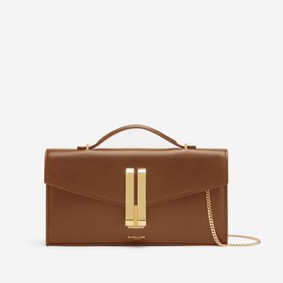 DeMellier + The Vancouver Clutch in Tan Smooth