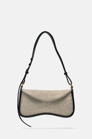 Zara + Fabric Shouder Bag