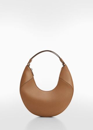 Mango + Leather-Effect Shoulder Bag