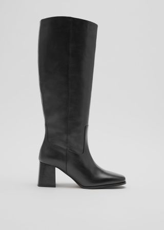 & Other Stories + Leather Knee Boots