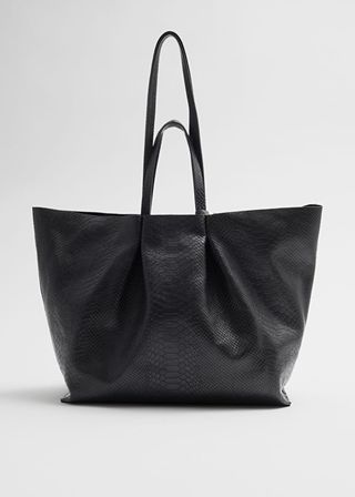 & Other Stories + Large Leather Tote