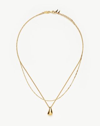 Missoma + Savi Droplet Pendant Necklace Set