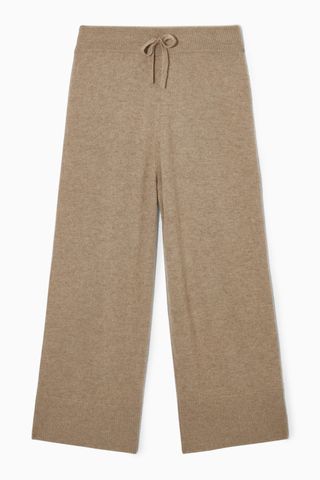 COS + Straight-Leg Pure Cashmere Trousers
