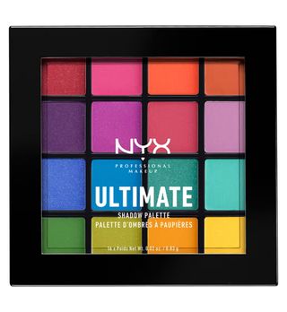 NYX Professional Makeup + Ultimate Brights Eyeshadow Palette
