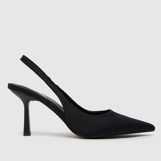 Schuh + Black Solange Slingback Court Shoe