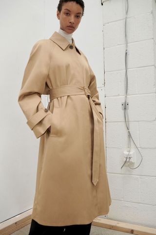 COS + Regular-Fit Twill Trench Coat