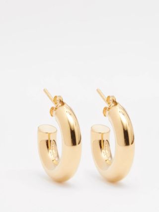 Otiumberg + Mini Chunky 14kt Gold-Vermeil Hoop Earrings