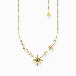 Thomas Sabo + Star & Moon Royalty Necklace