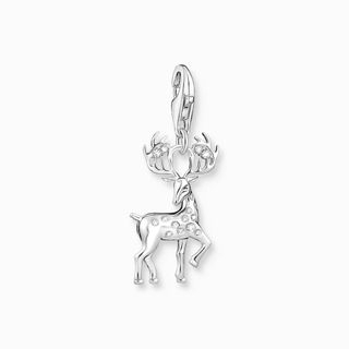 Thomas Sabo + Silver Deer Charm Pendant