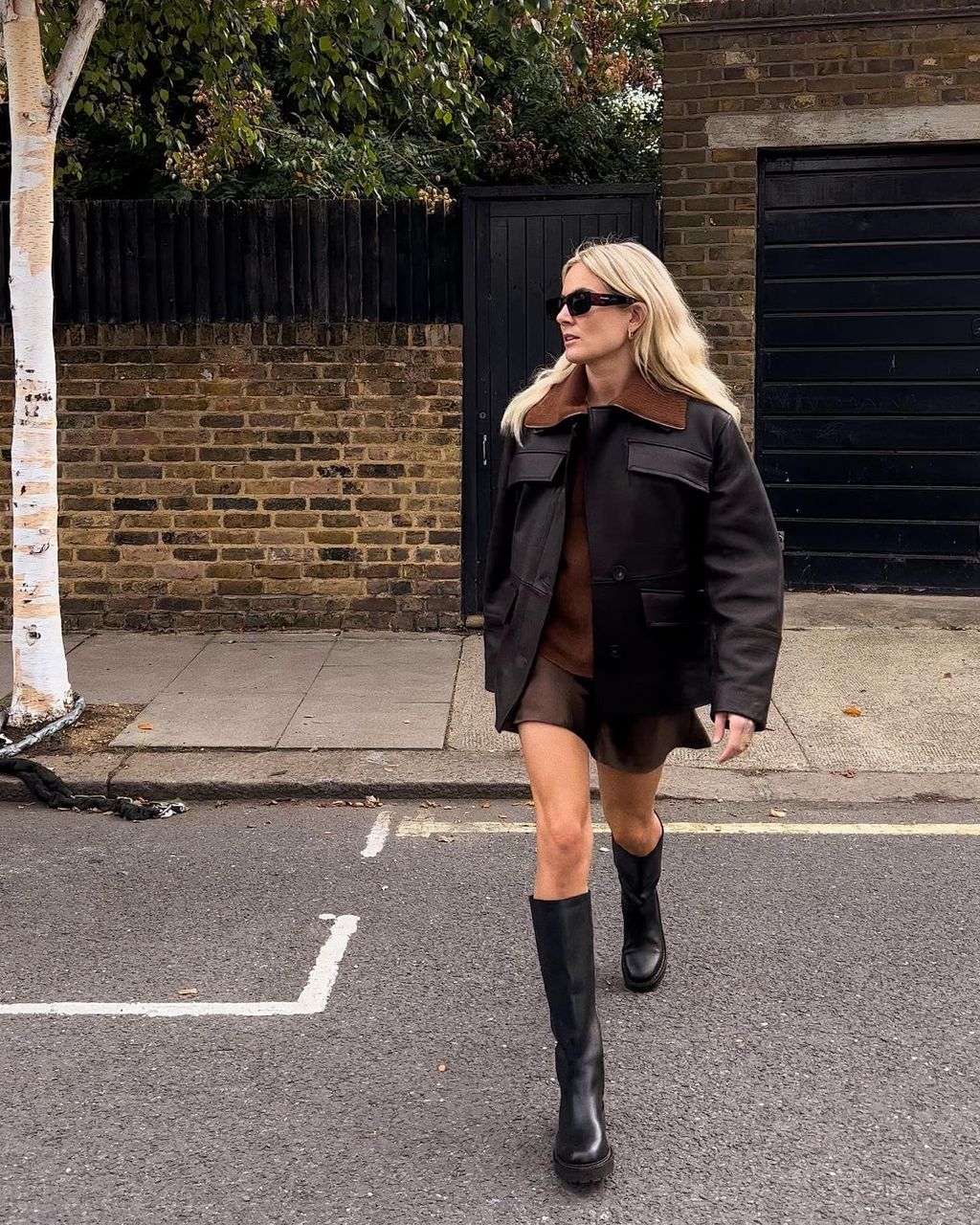 9 Outfit Ideas for Styling Skirts With Boots | Who What Wear