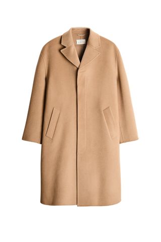 Zara + Double-Sided Wool Coat