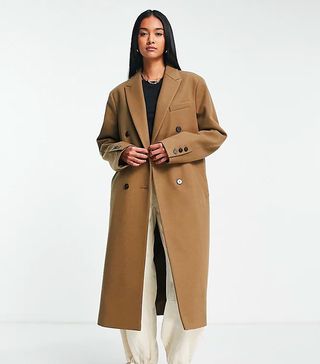 Topshop + Double-Breasted Coat