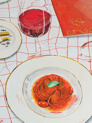 Wall of Art + Dining in Red by Lisa Larsson Limited Edition Print