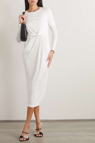 Loewe + Draped Jersey Maxi Dress