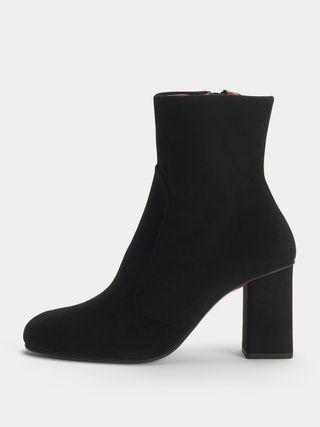 Jigsaw + April Suede Heeled Boot