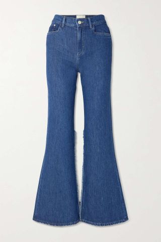 Wandler + Net Sustain + Daisy Organic High-Rise Flared Jeans
