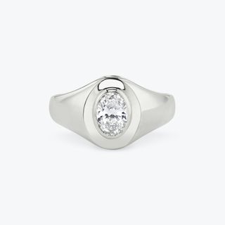 Vrai + Diamond Signet Ring