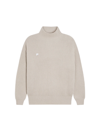 PANGAIA + Recycled Cashmere Funnel-Neck Sweater