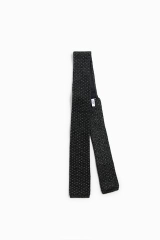 Zara + Textured Knit Tie