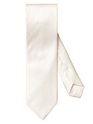 Eton + Silk Herringbone Tie
