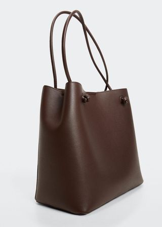 Mango + Knots Pleated Shopper Bag