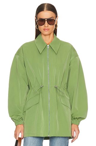 Helsa + Tech Gabardine Zip Jacket