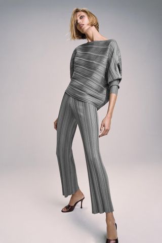 Zara + Ribbed Knit Top and Pants