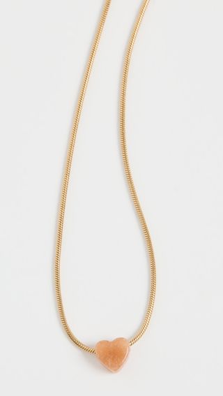 Loeffler Randall + Stone Heart Necklace