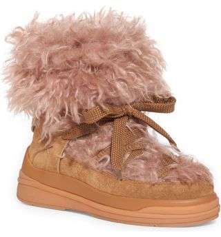 Moncler + Insolux Faux Fux Trim Snow Boot