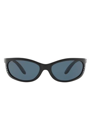 Costa Del Mar + 61mm Polarized Wraparound Sunglasses