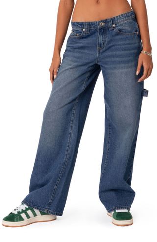 Edikted + Wide Leg Carpenter Jeans