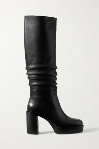3.1 Phillip Lim + Naomi Ruched Leather Knee Boots