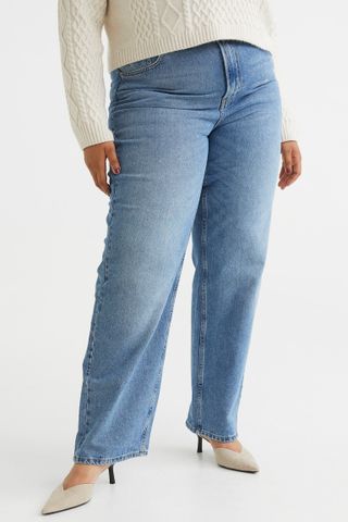 H&M+ + 90's Straight High Jeans