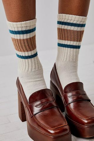 Free People + Retro Stripe Tube Socks