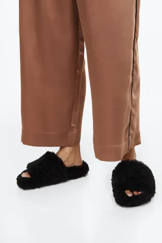 H&M + Faux Fur Slippers