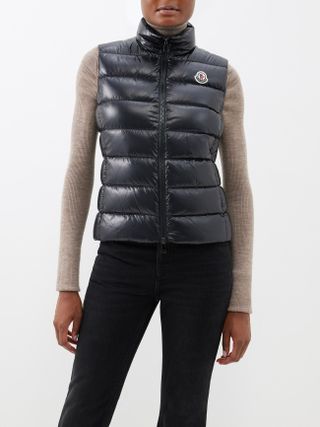 Moncler + Ghany Laqué Quilted Down Gilet