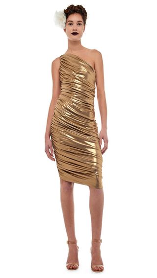 Norma Kamali + Diana Dress - Gold / Xxs