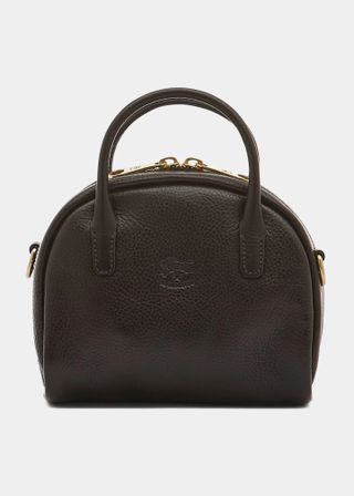 Il Bisonte + Quercia Zip Leather Top-Handle Bag
