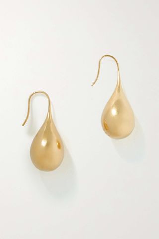 By Pariah + Drop Large Recycled Gold Vermeil Earrings