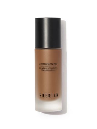 SheGlam + Complexion Pro Long Lasting Breathable Matte Foundation in Mocha