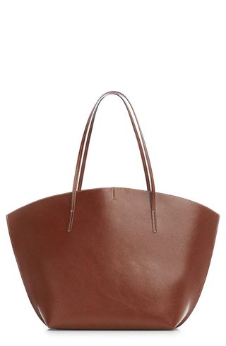 Mango + Faux Leather Shopper Bag