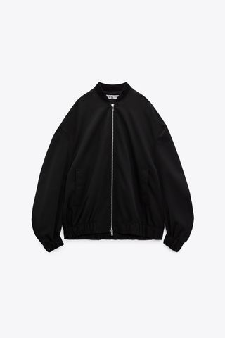 Zara + Oversize Bomber Jacket