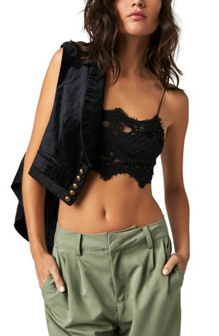 Free People + Athena Scallop Crochet Bralette