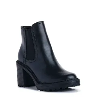Madden NYC + Lug Sole Nappa Chelsea Boots