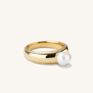 Mejuri + Mini Pearl Dôme Ring