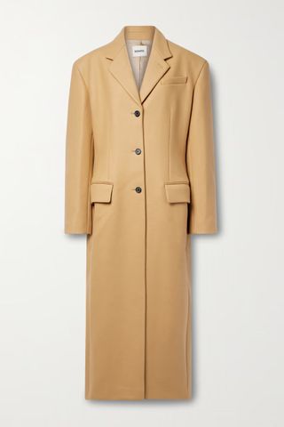 Khaite + Bontin Wool-Blend Felt Coat