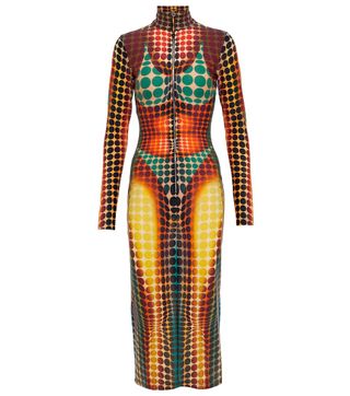 Jean Paul Gaultier + Dots Midi Dress